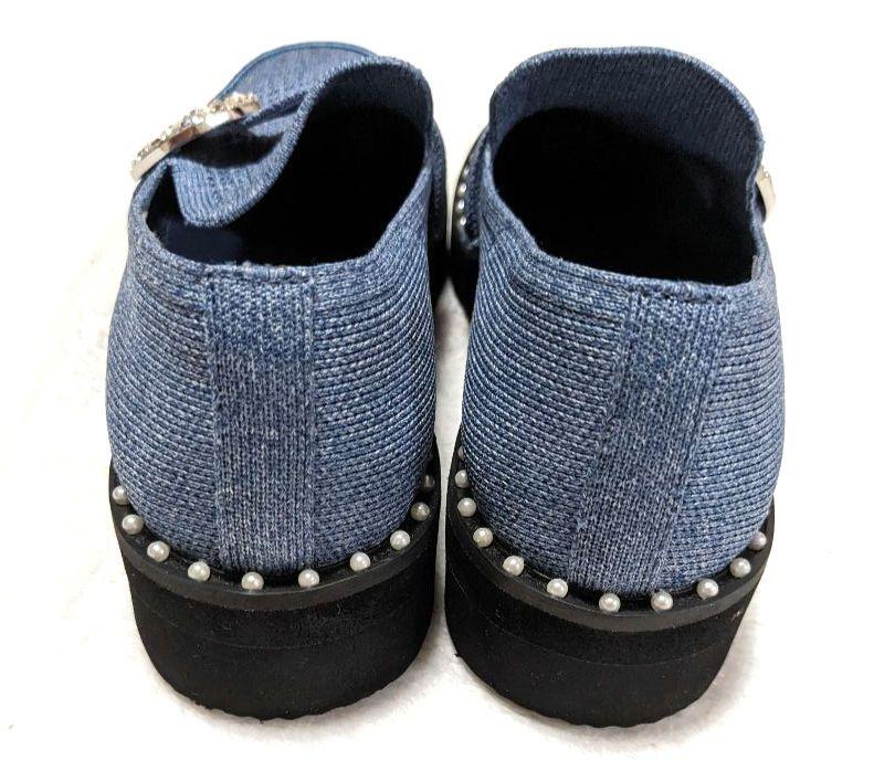 CUMUU DIANA ニットローファー レディース ローファー バックル