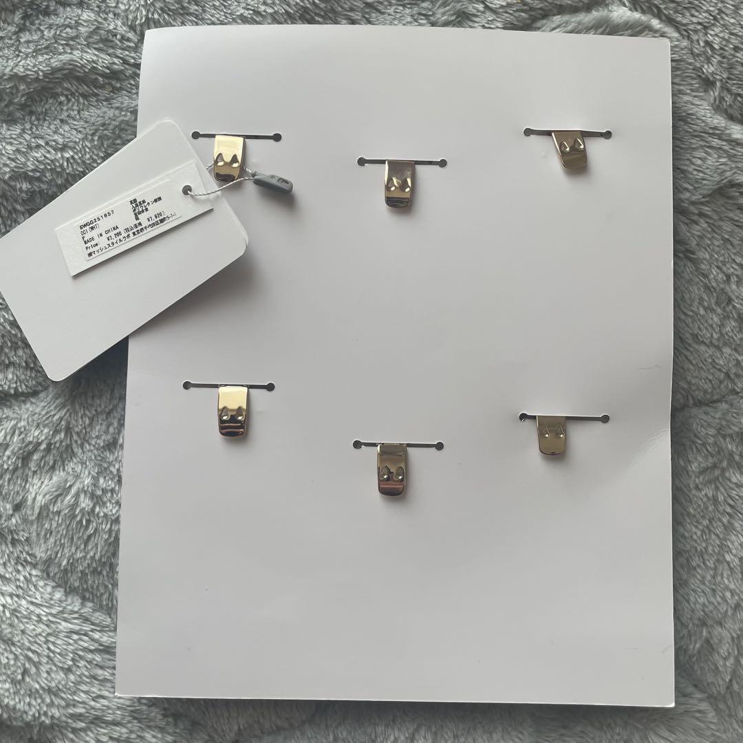 新品未使用　スナイデル　フラワーシューズチャーム　ホワイト　シューズアクセサリー