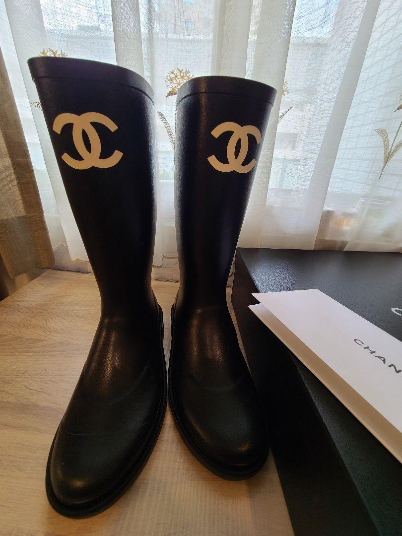美品✨ シャネル長靴 23