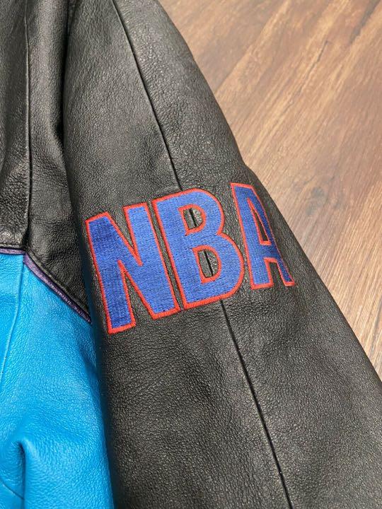年末のプロモーション ジェフハミルトン sports 58 NBA ジャケット オールレザー ジャズ - ブルゾン
