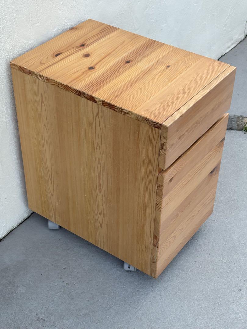専用　無印良品　廃盤　パイン材　勉強机の引き出し　引き出しのみ　キャビネット