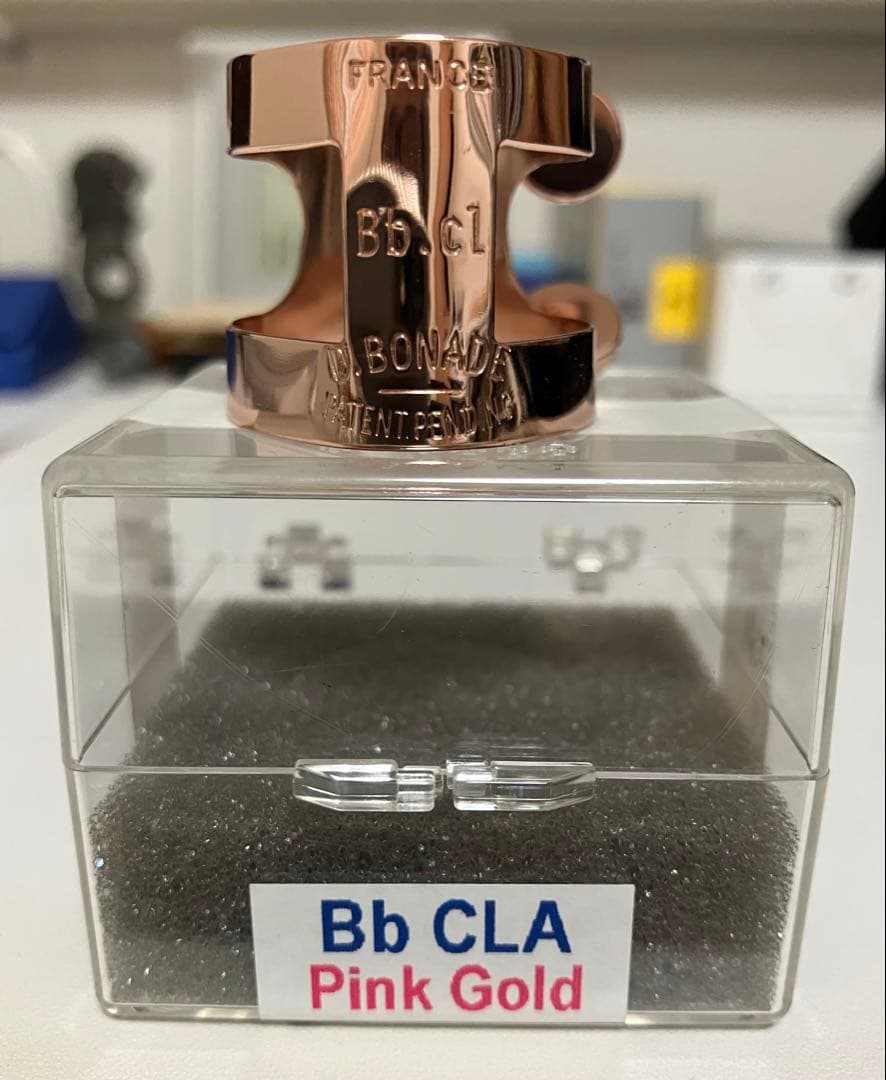 D.Bonade Bb CLA ピンクゴールド リガチャー - メルカリ D.Bonade Bb CLA ピンクゴールド リガチャー - メルカリ