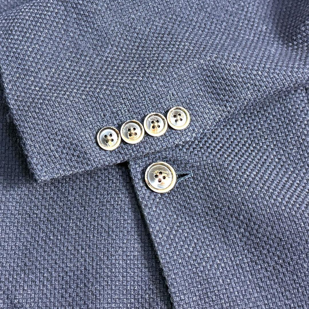 J3590 美品 ブルックスブラザーズ MILANO ホップサックジャケット 紺
