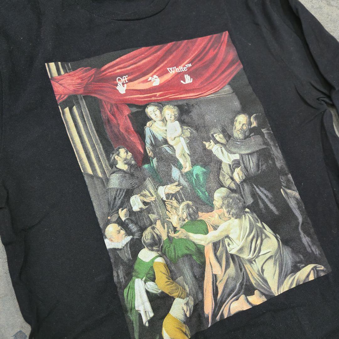 Off-White ブラック 長袖カットソー　ヴィトン　vlone vergil
