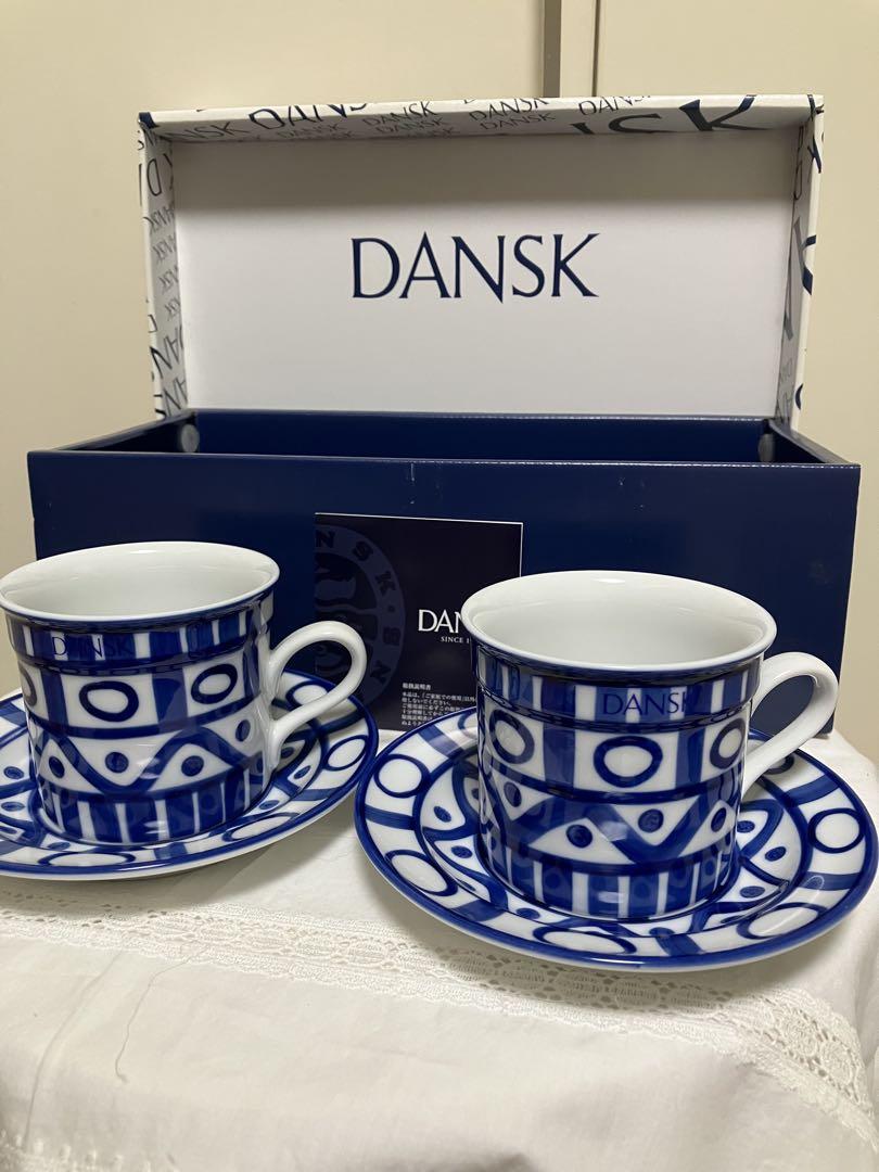ダンスク　DANSK アラベスク　カップ＆ソーサー　2客セット　箱入り未使用
