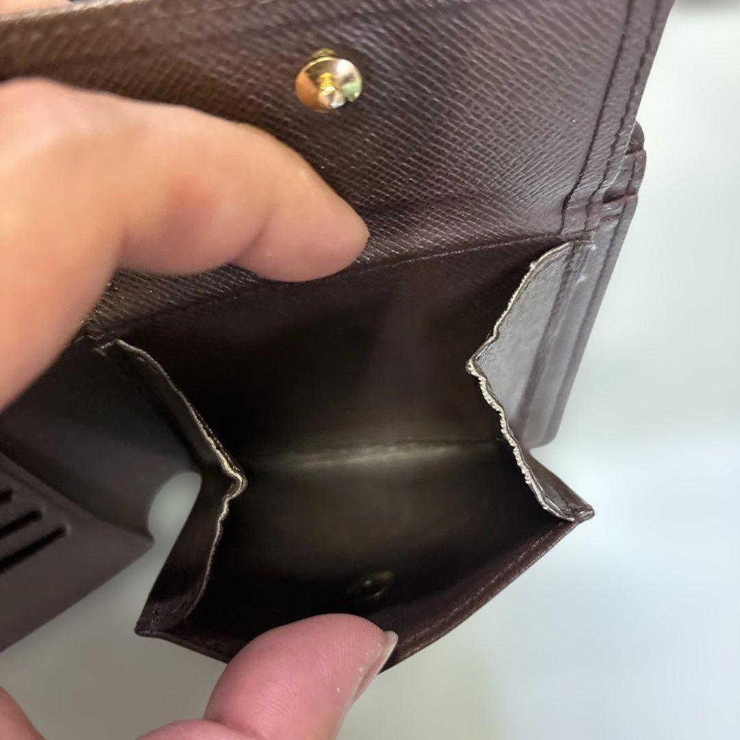 ルイヴィトン ダミエ　二つ折り財布