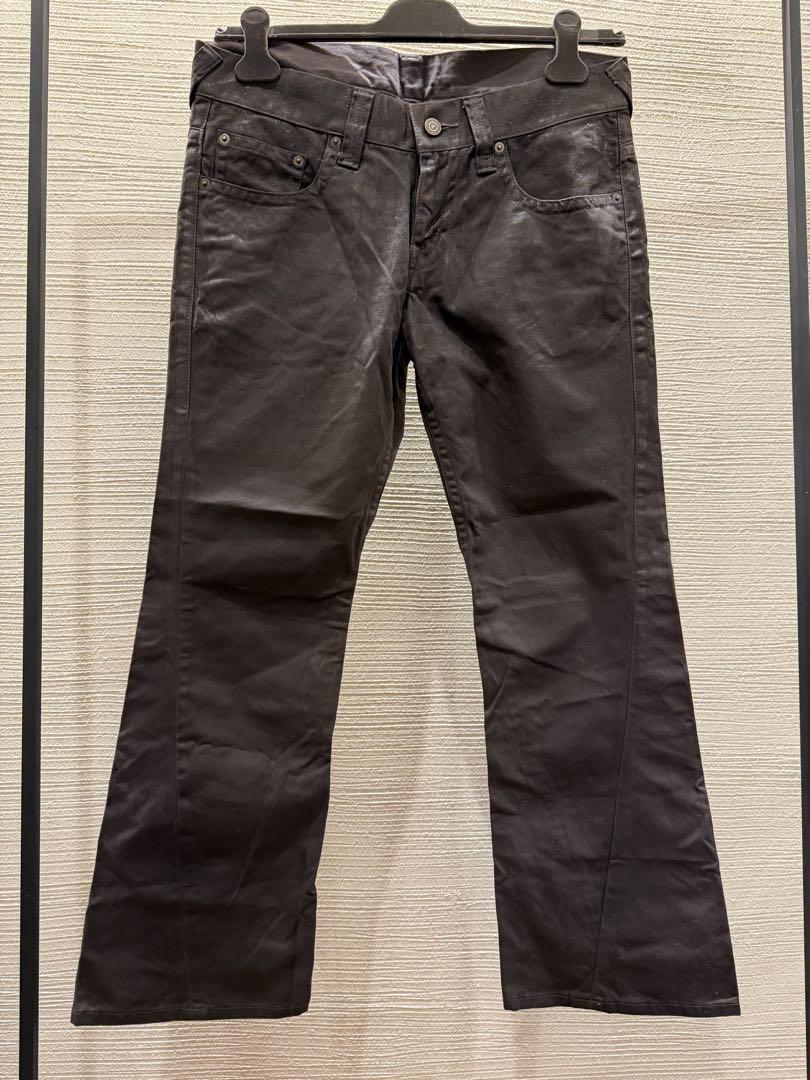 00s tornado mart coated flare denim デニム