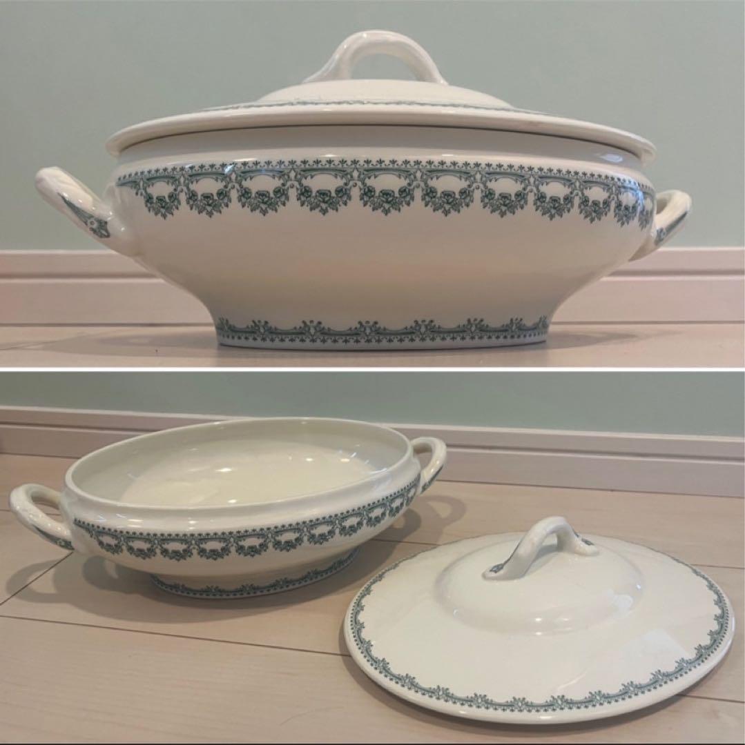 ROYALBOCHcarlottaアンティーク 蓋付きスーピエール