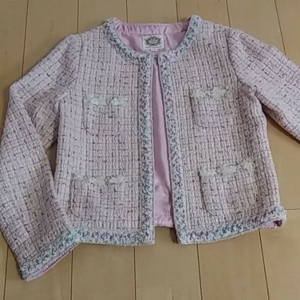 メゾピアノ　ジャケット　140　カーディガン　お出かけ　アウター　ジャンパー