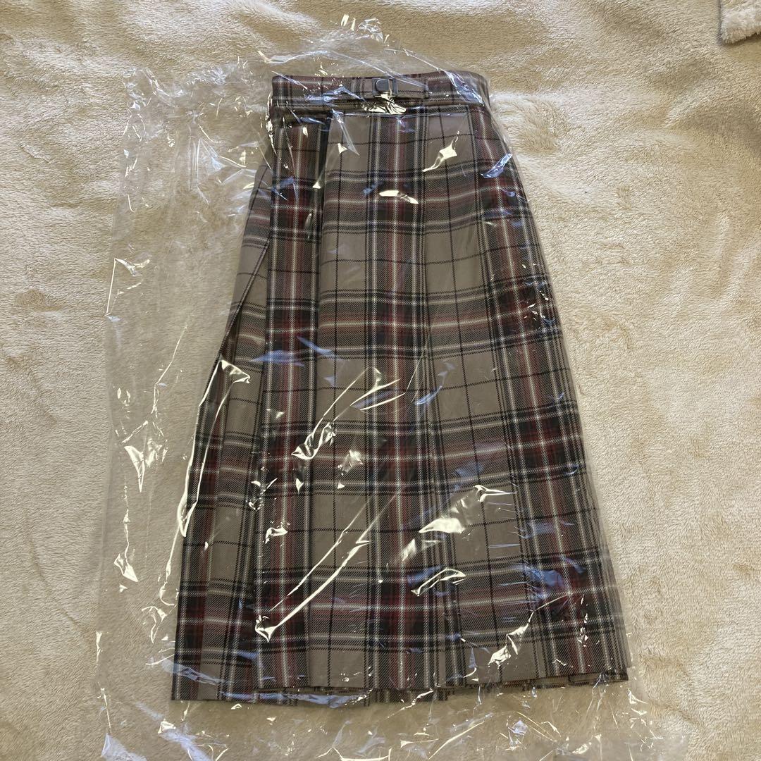 arCONOMI チェック柄 スクールスカート W63 4,650円