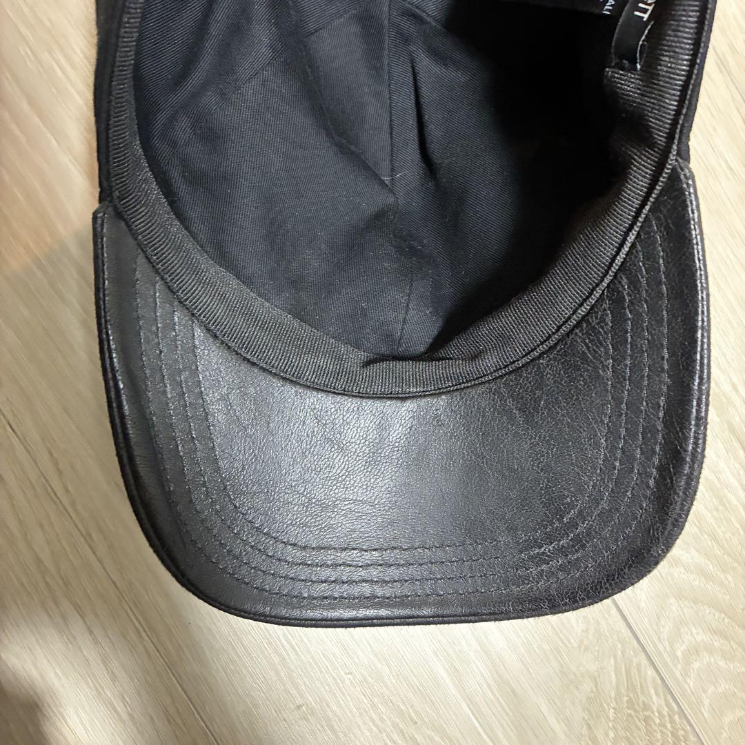美品 Neil Barret 稲妻 ロゴ ブラック キャップ 黒 人気 レア
