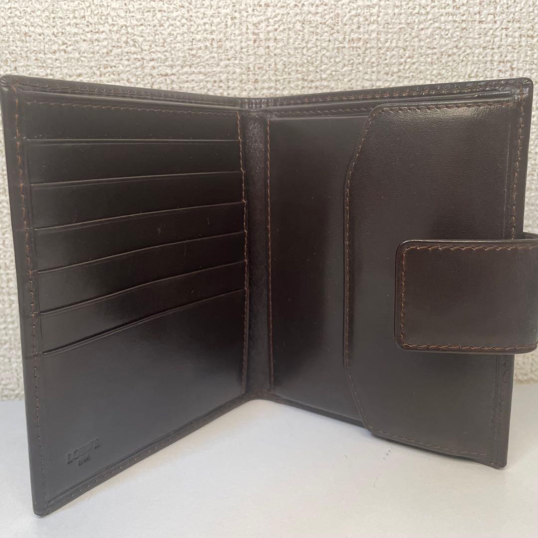 【希少品】LOEWE ロエベ アナグラム 総柄 折り財布 コンパクト財布 【希少品】LOEWE ロエベ アナグラム 総柄 折り財布 コンパクト財布