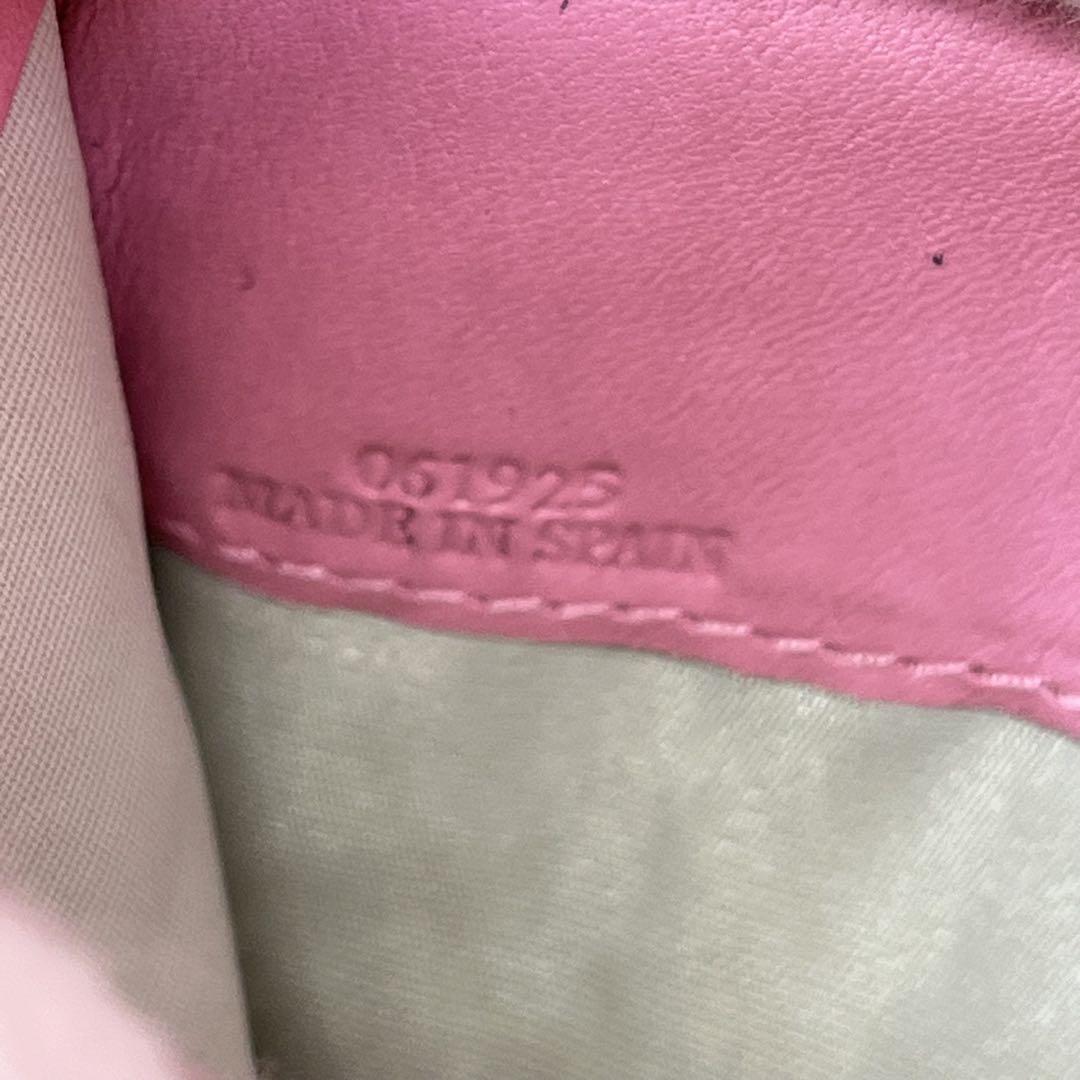 【美品】LOEWE 長財布 フラップ アナグラム ロゴ型押し バイカラー 箱付き