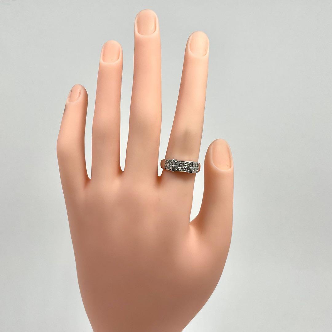 ダイヤ リング プラチナ 指輪 D0.50ct ダイヤモンド 新品仕上げ