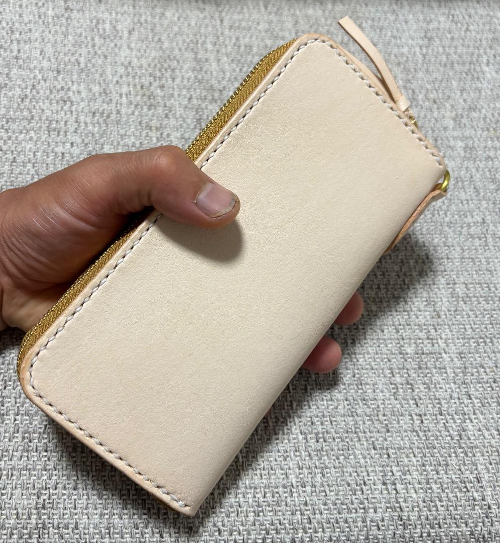 Mahiro66501さん専用 極厚ヌメ革ラウンドファスナー長財布