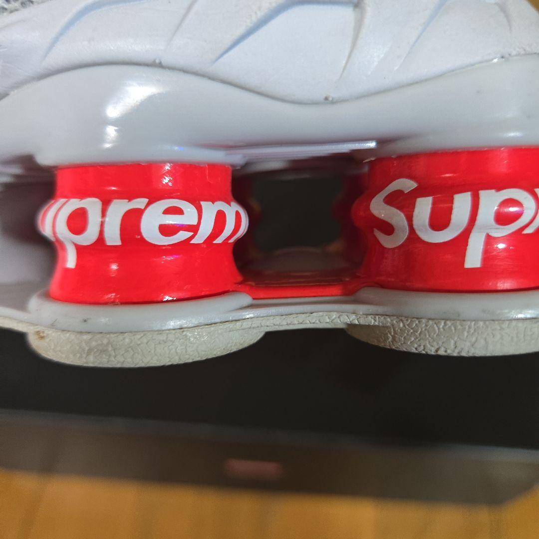 週末値引✨Nike Shox Supreme 白 ✨26.5cm✨希少サイズ‼️