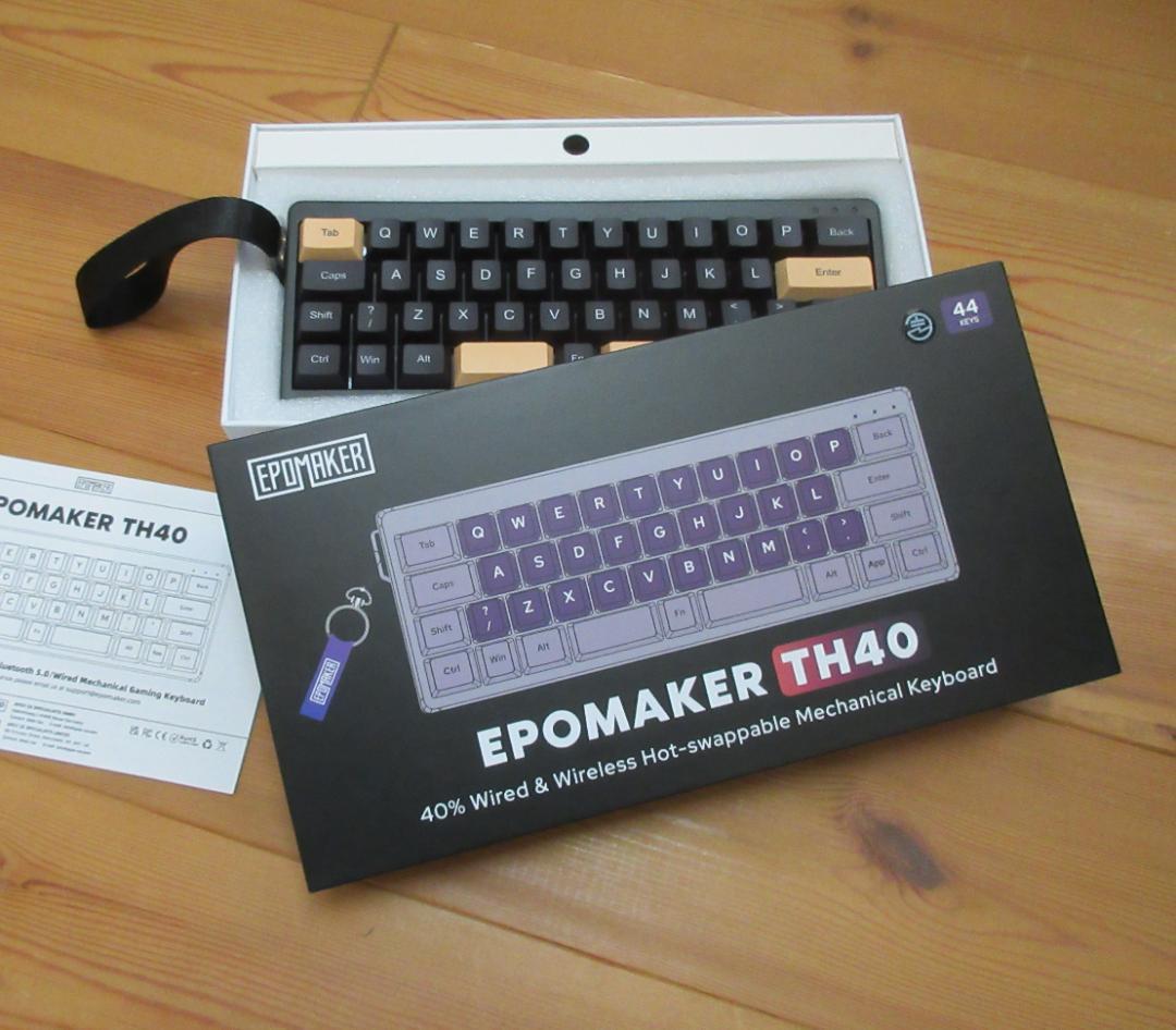 EPOMAKER 40%キーボード TH40 Wisteriaスイッチ