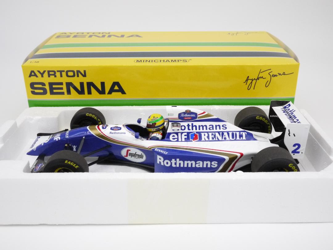 1/18 ウィリアムズ FW16 ラストレース Rothmans A.セナ