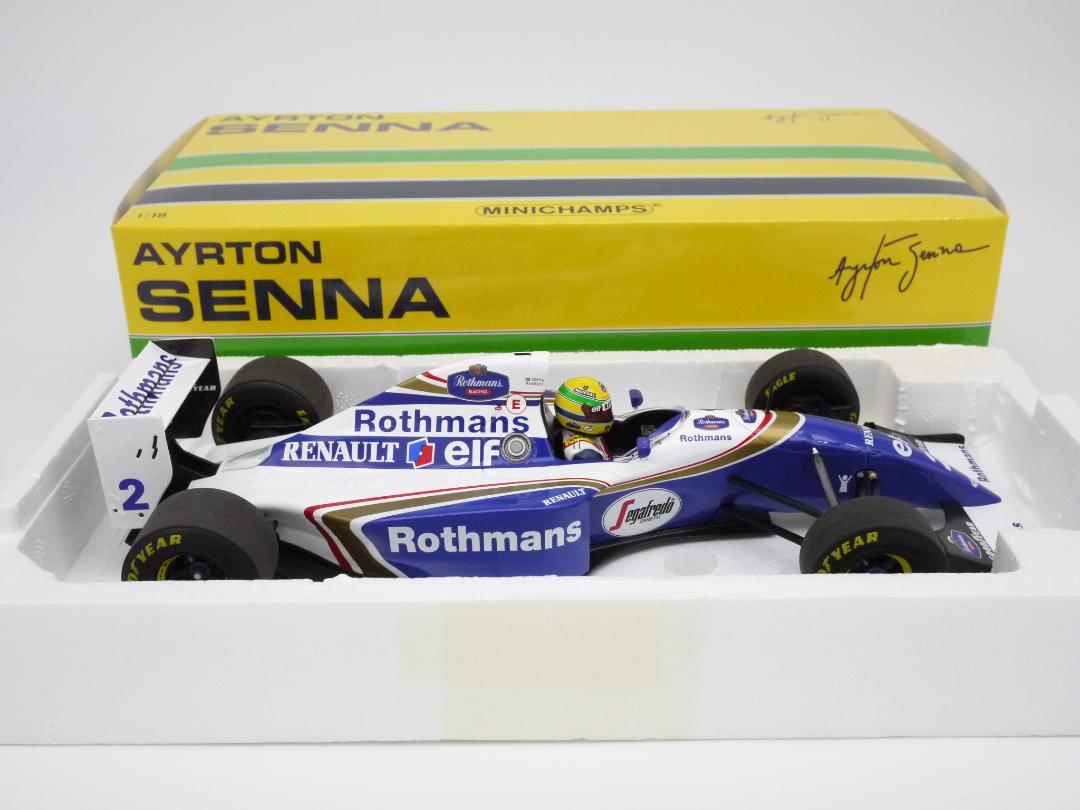 1/18 ウィリアムズ FW16 ラストレース Rothmans A.セナ