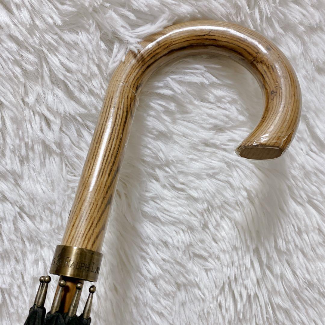 【極美品】 ラルフローレン 長傘 ポニー ロゴ 総柄 軽量 カーボン 使用