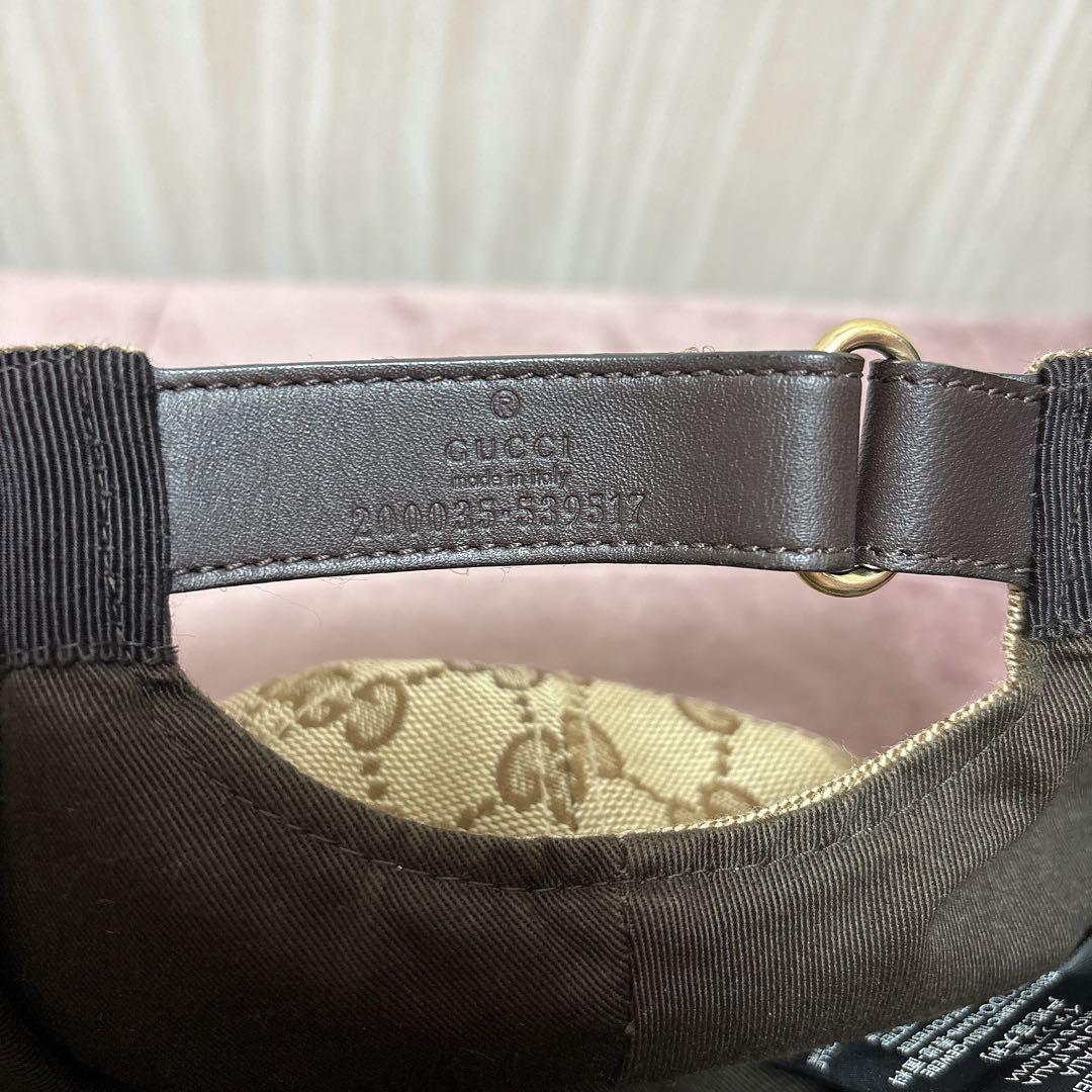 Gucci GGパターン ベースボールキャップ Mサイズ GUCCI GGパターン ベースボールキャップ 帽子