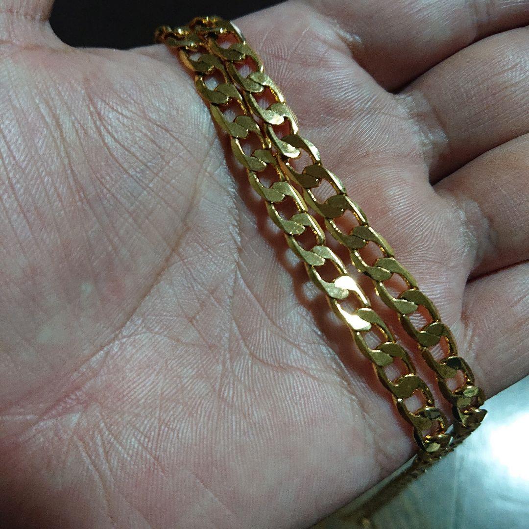ゴールド２４Kチェーンネックレス 約50cm