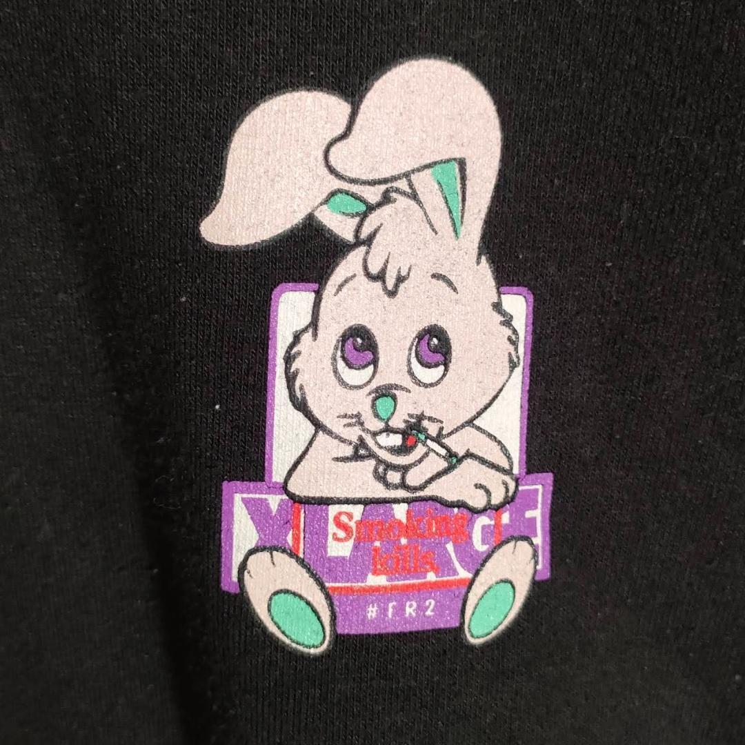 【大人気コラボ】FR2 エクストララージ☆両面プリント パーカー バックプリント