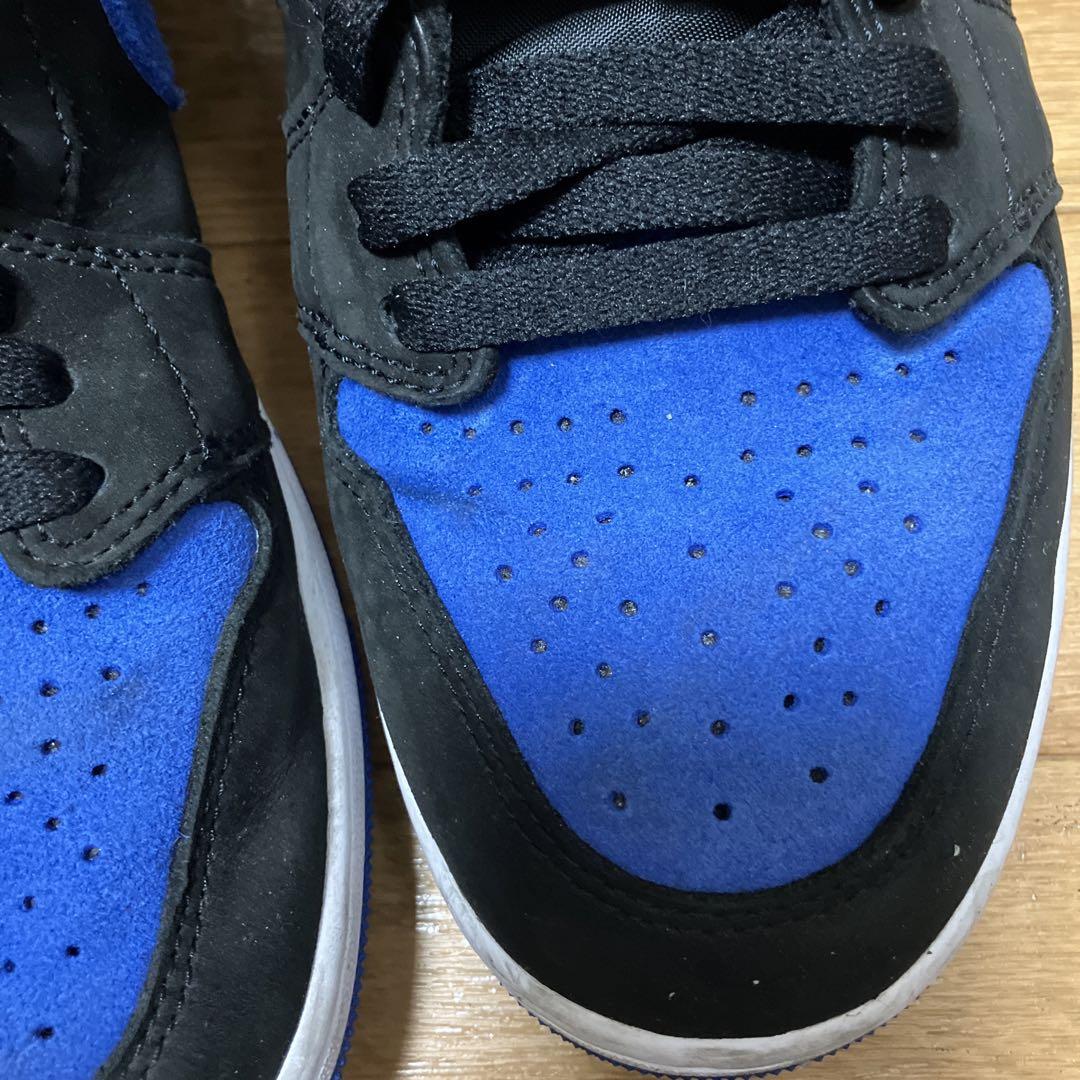 NIKEエアジョーダン１バスケットボールシューズ ハイカット ブラック/ブルー
