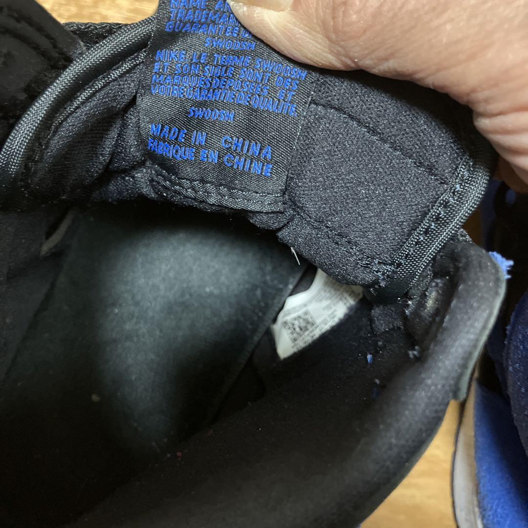 NIKEエアジョーダン１バスケットボールシューズ ハイカット ブラック/ブルー