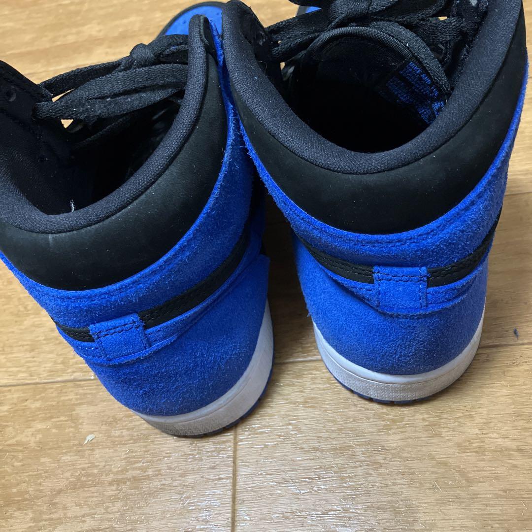 NIKEエアジョーダン１バスケットボールシューズ ハイカット ブラック/ブルー
