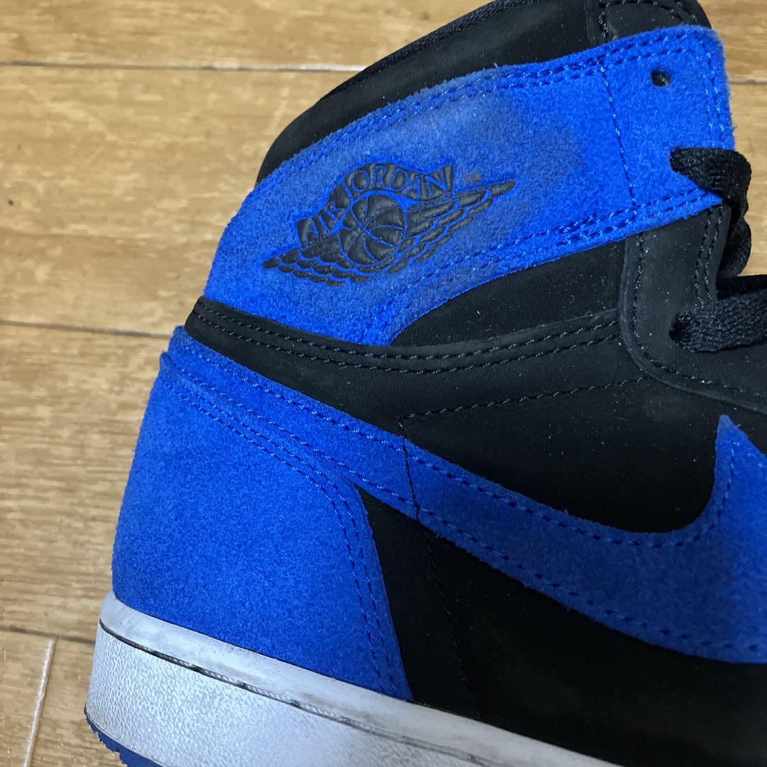 NIKEエアジョーダン１バスケットボールシューズ ハイカット ブラック/ブルー