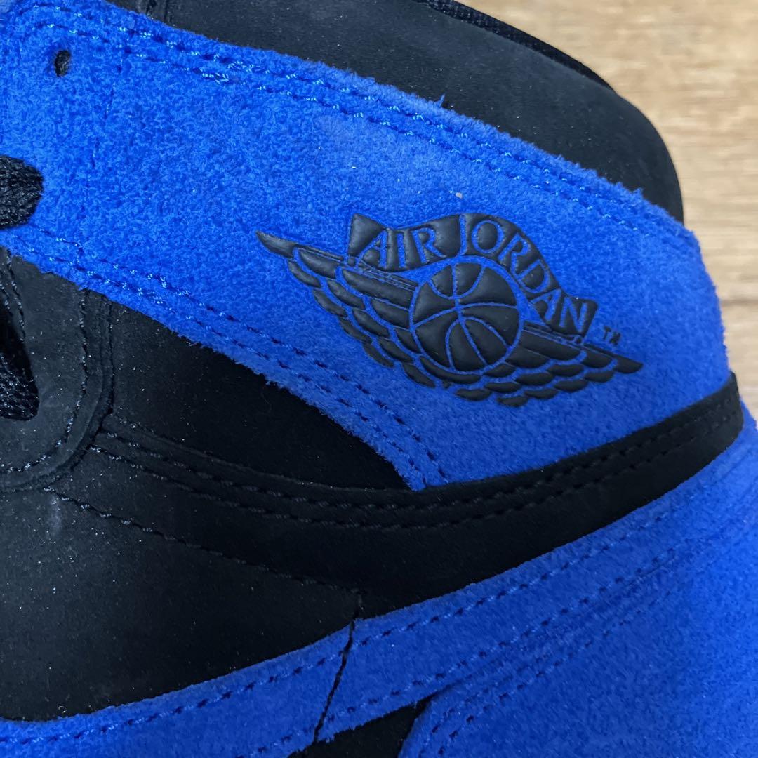 NIKEエアジョーダン１バスケットボールシューズ ハイカット ブラック/ブルー