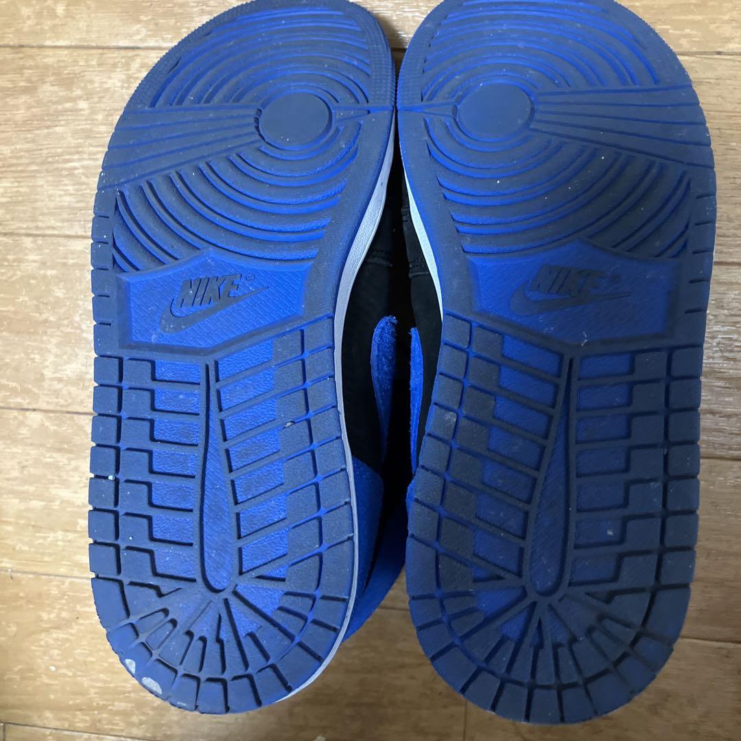 NIKEエアジョーダン１バスケットボールシューズ ハイカット ブラック/ブルー
