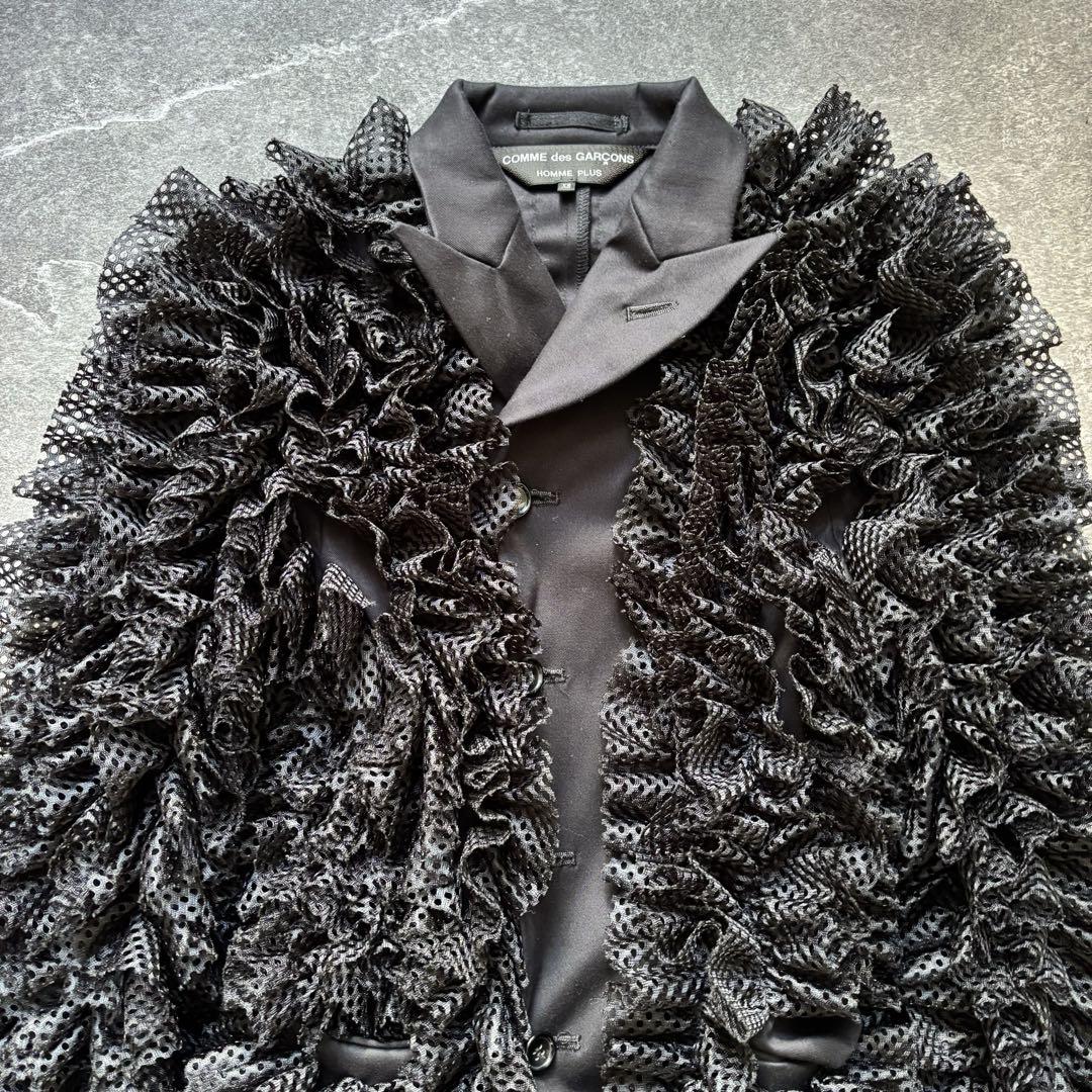 コムデギャルソン・オムドゥ 縮絨ウール ピーコートXL 22AW DJ