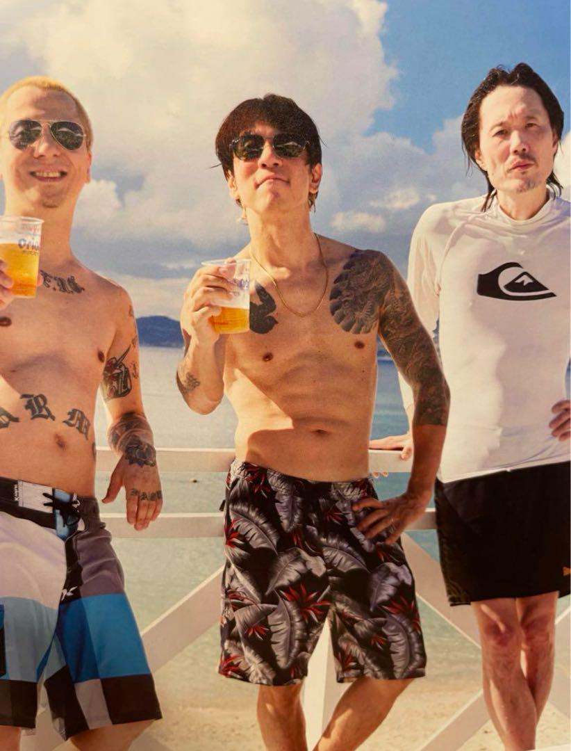 細美武士さん着用 Quiksilver フラワーショートパンツ 30