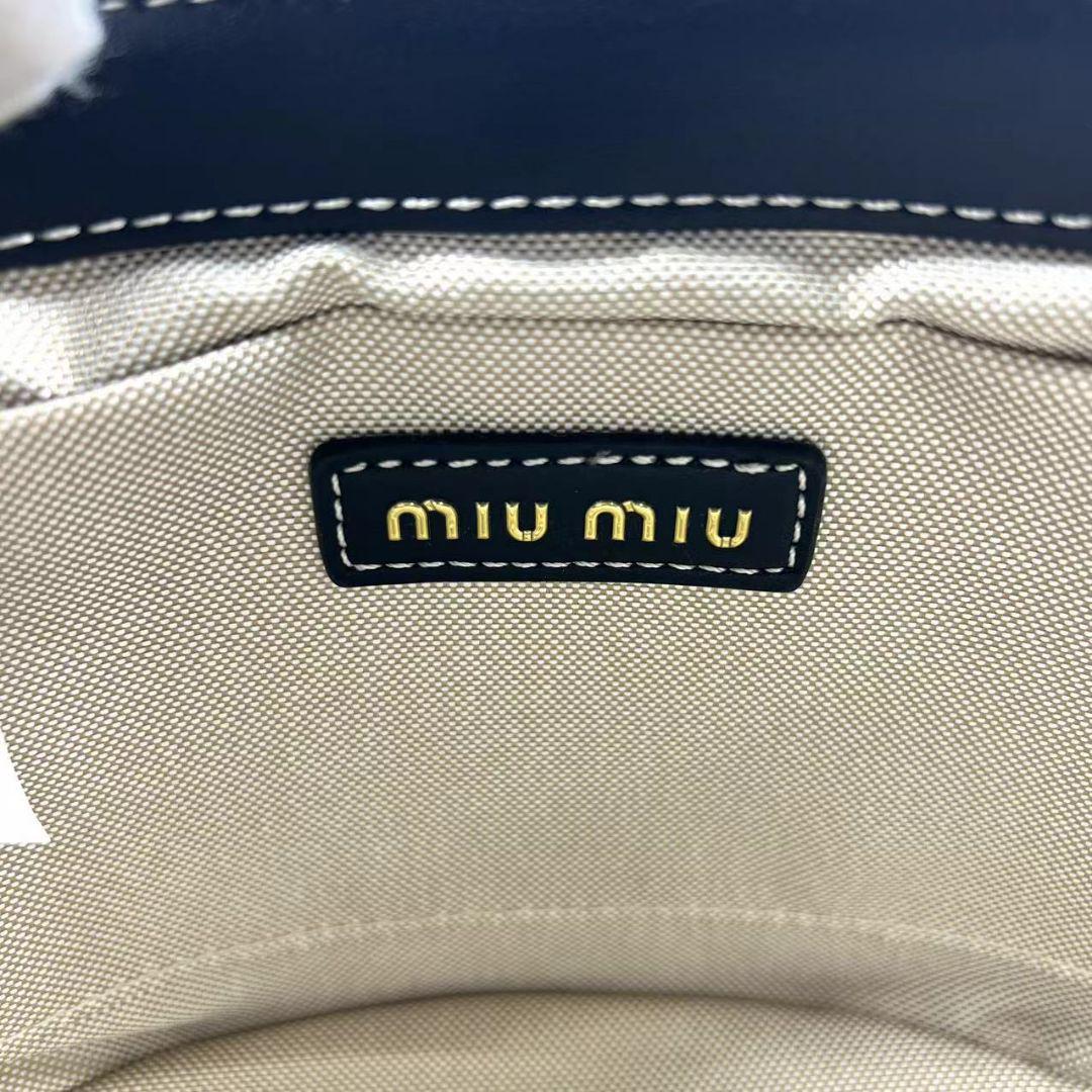 miu miu バッグ ブラック 画像7
