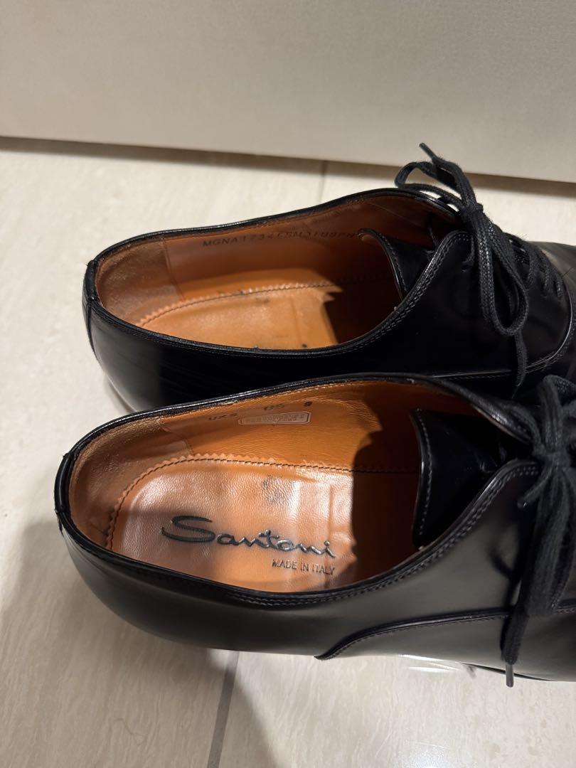SANTONI サントーニ 148,000円ビジネスシューズ黒ストレートチップ