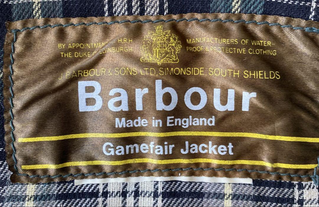 【希少】70’s Barbour バブアー Gamefair 1クレスト c38
