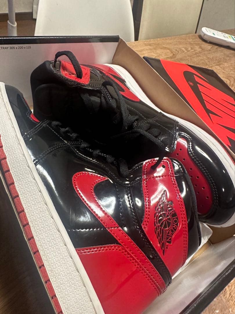 Nike Air Jordan 1 High OG パテントブレッド　27.5