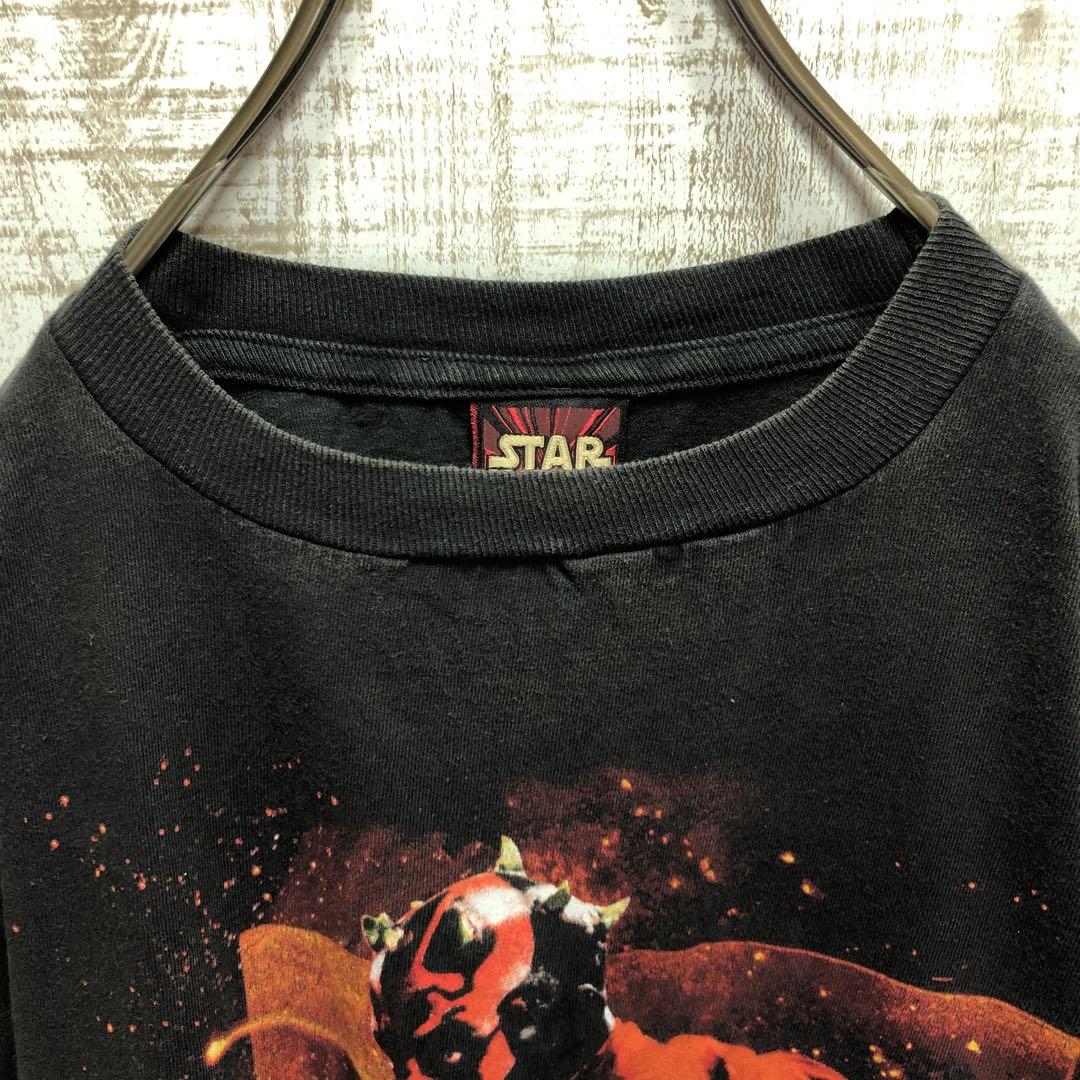 90's スターウォーズ ダースモール プリントＴシャツ 半袖 古着 5051