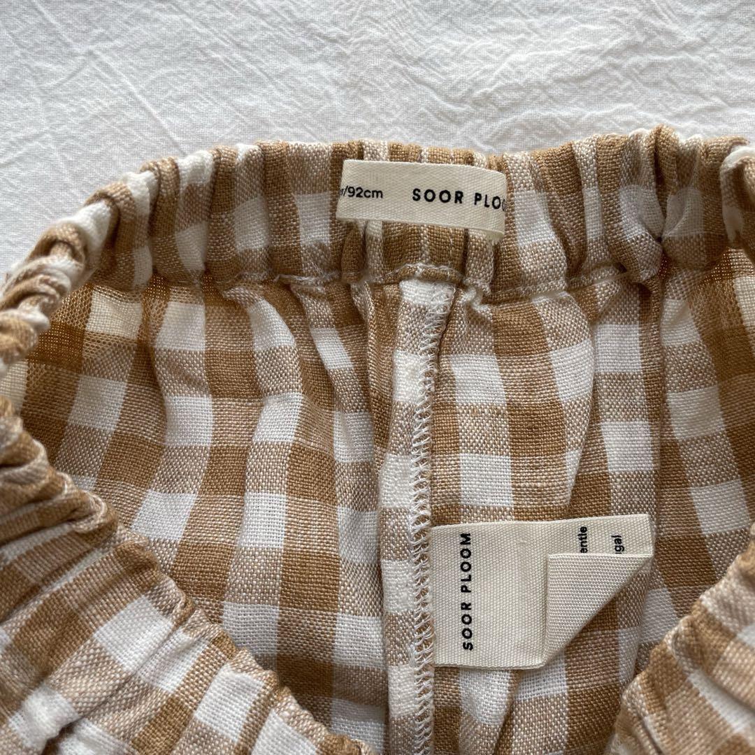 ボトムス SOOR PLOOM Otto Trousers 2y Gingham