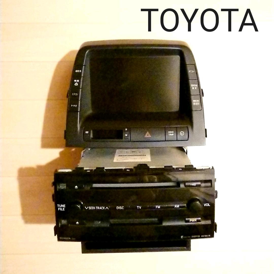 TOYOTA トヨタ 純正 ナビ セット
