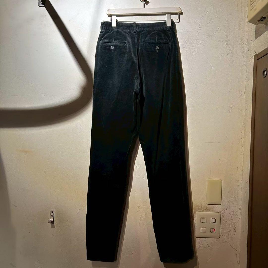 希少】90s 初期 三ツ星タグ RRL ベロアトラウザーズ パンツ W29 黒