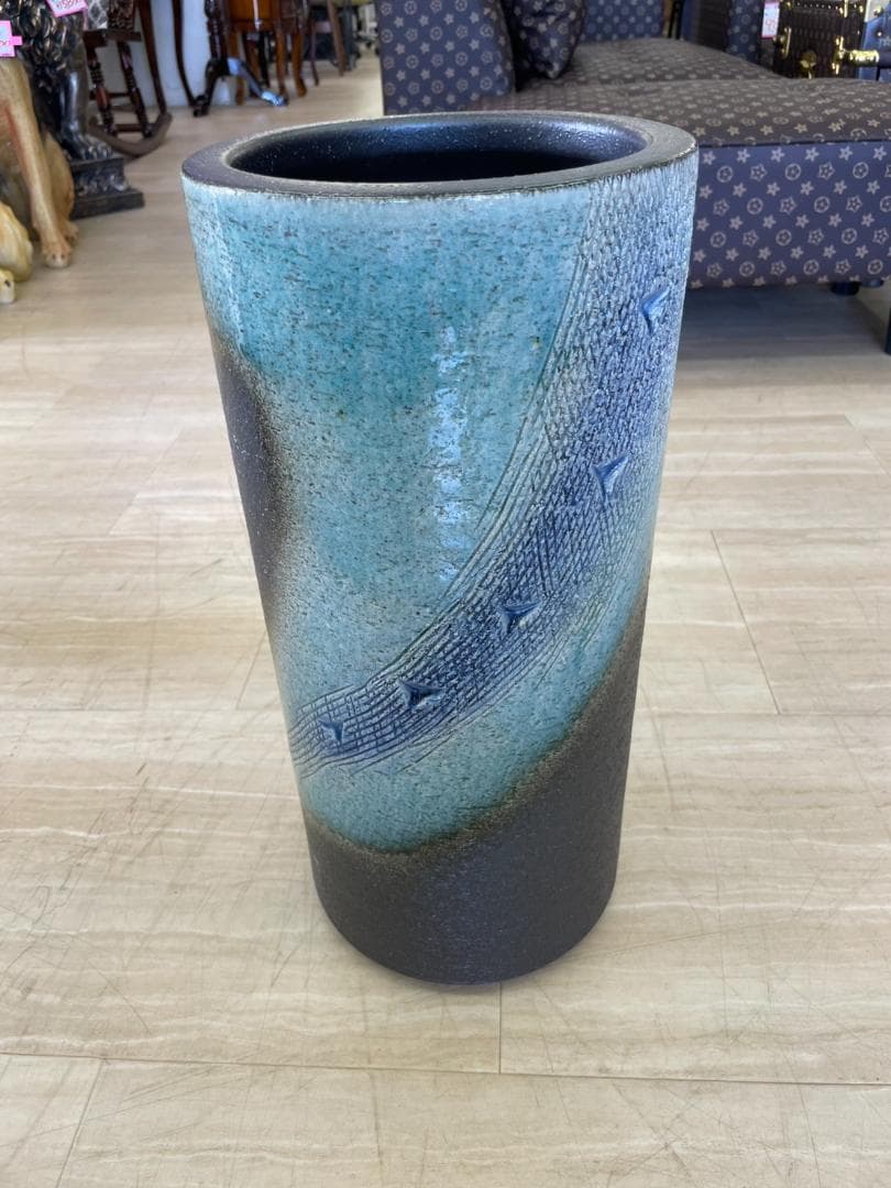 信楽焼　傘立て　25-06　傘置き　陶器　日本六古窯　焼物　国産　日本製　工芸品