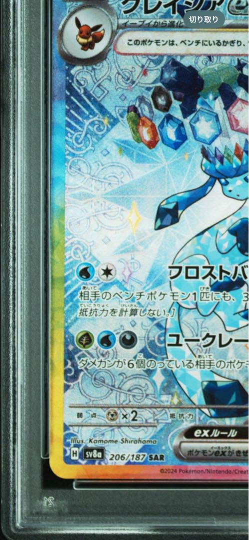 グレイシアex SAR テラスタルフェスex 206/187 PSA10