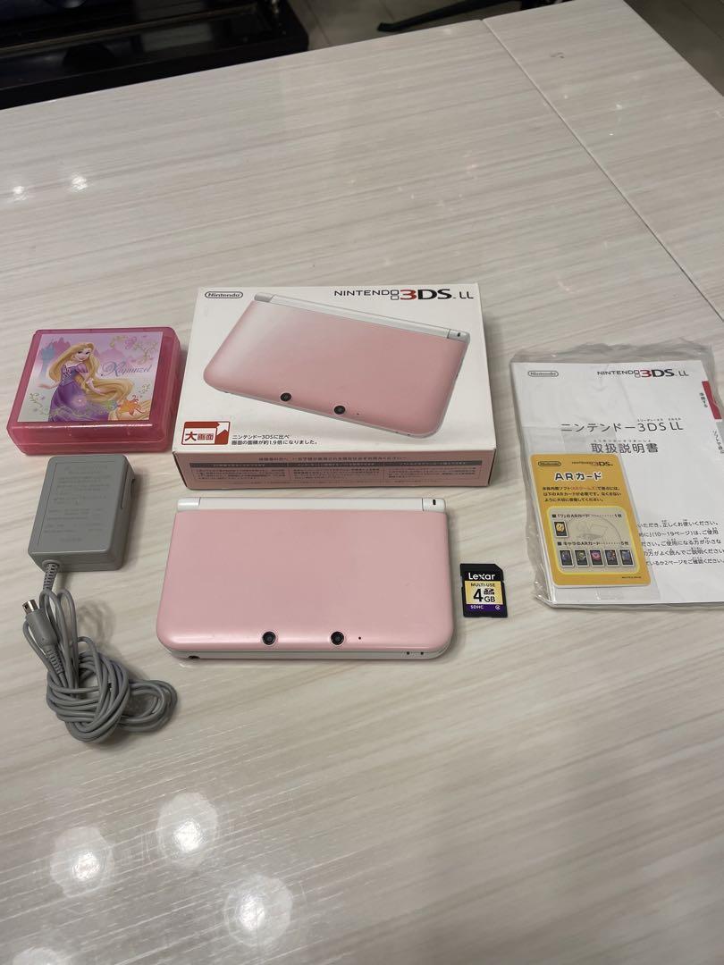 美品 Nintendo 3DS LL ピンク ソフト15本 すぐに遊べるセット