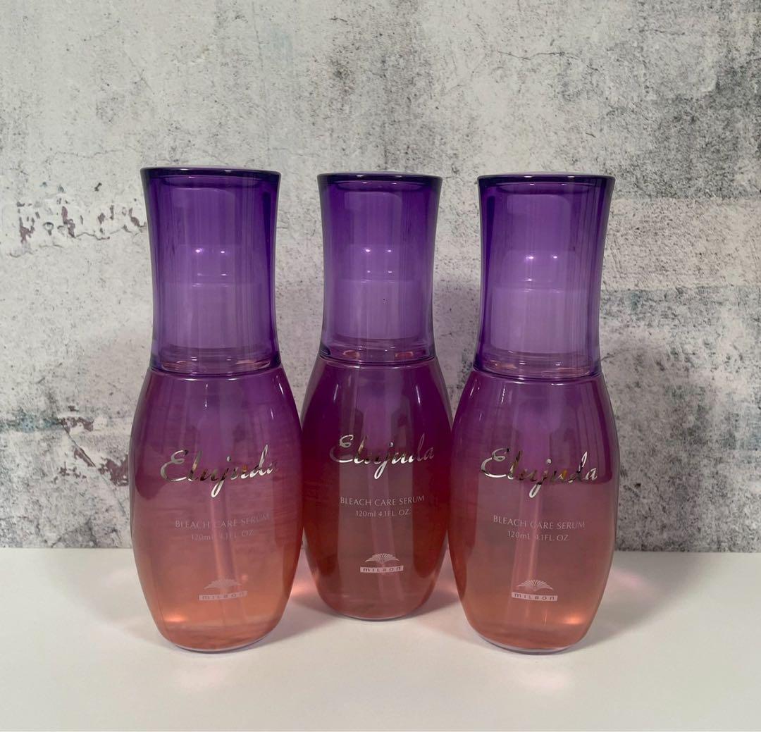 高品質 ブリーチケアセラム エルジューダ ミルボン 120mL 箱無し 3本 トリートメント