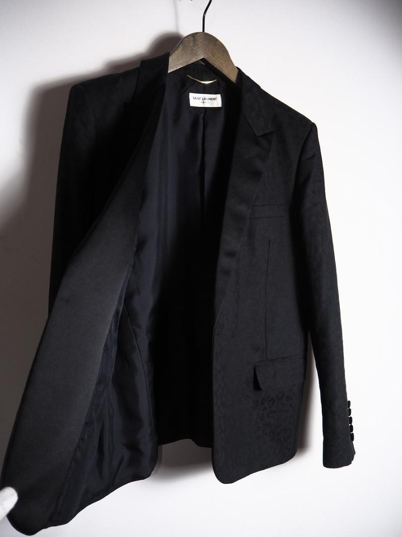 美品 名作 SAINT LAURENT レオパード ジャケット 218P△ - メルカリ