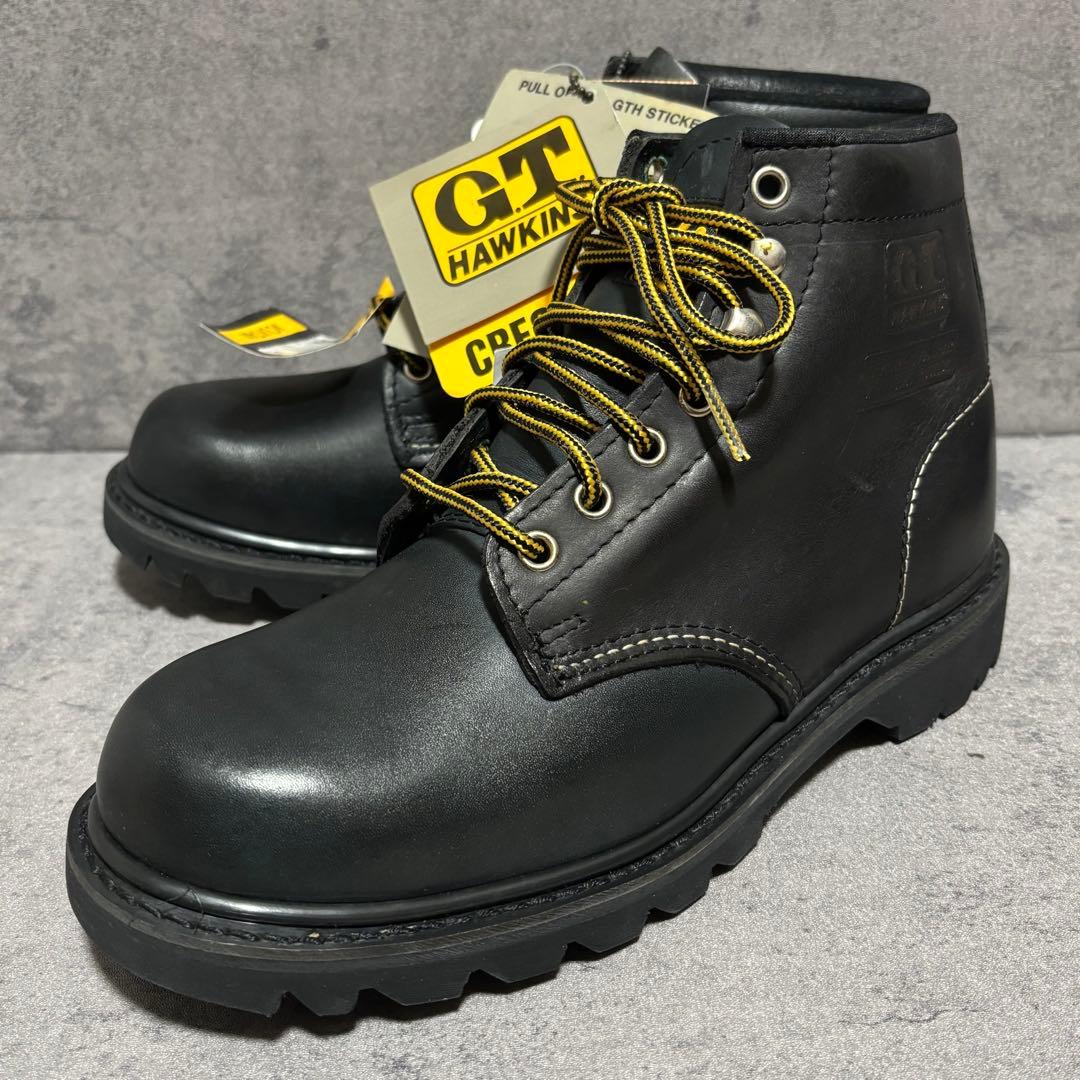 新品レア　GTホーキンス　レースアップブーツ　ベックマン　ブラック　1975