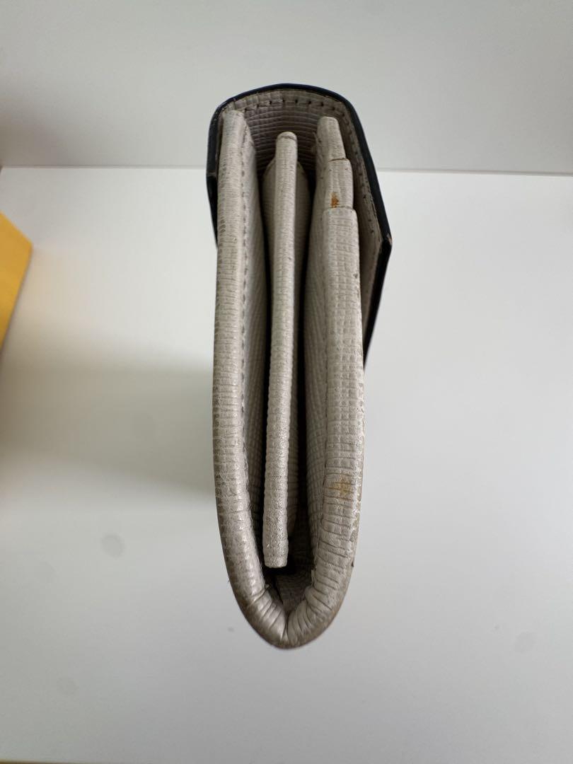 FENDI 財布 黒/白 バイカラー